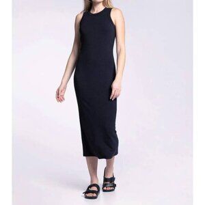 THREAD & SUPPLY Walter Body Con Midi Tank Dress, Black, Small